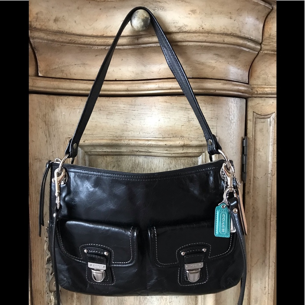 Coach 18996 Poppy Leather Hippie Black
